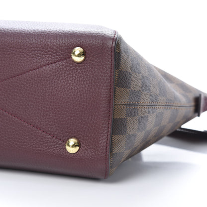 Louis Vuitton Damier Ebene Cuir Taurillon Hyde Park Fuchsia 10 of 10