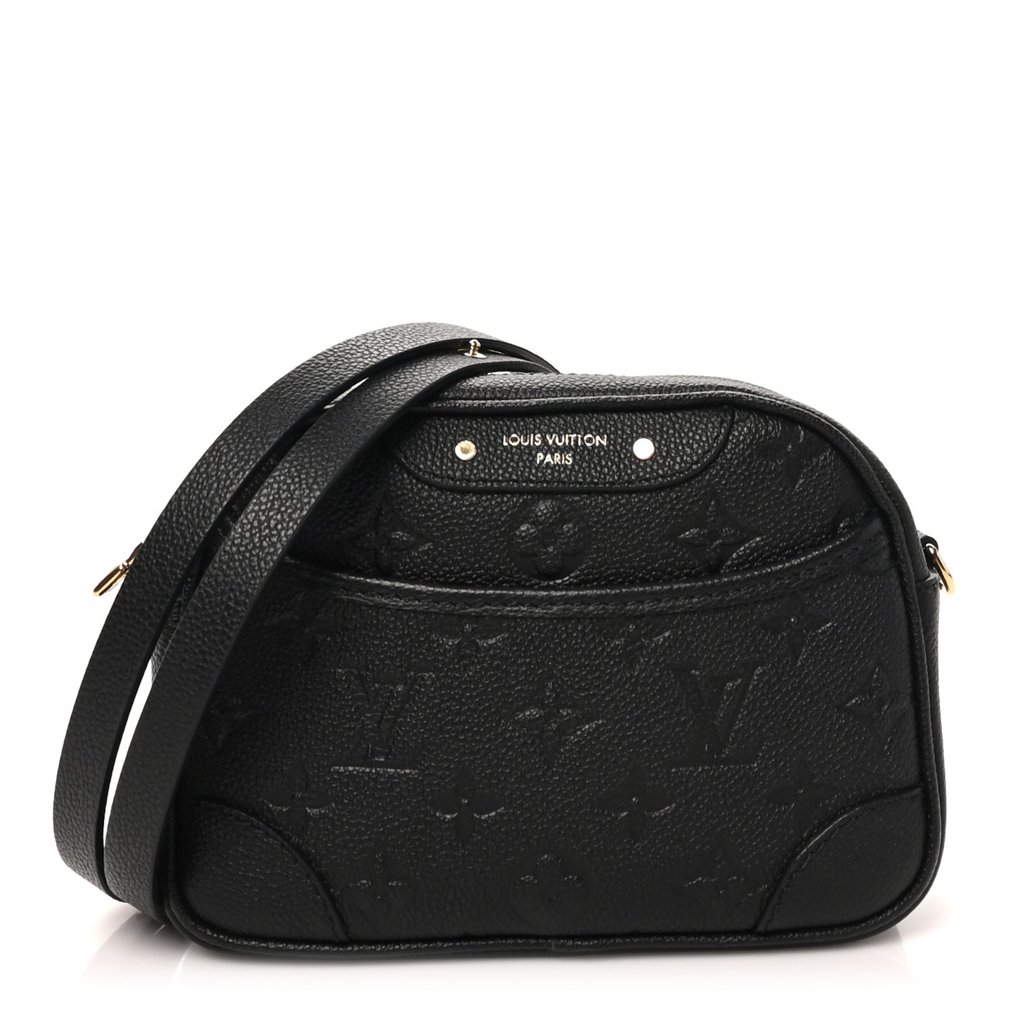 Empreinte Monogram Tiny Camera Bag Black