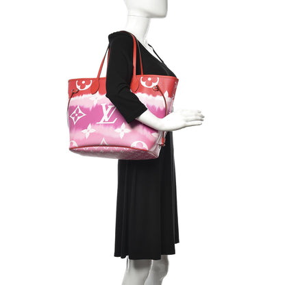 Louis Vuitton Monogram Escale Neverfull MM Rouge 2 of 9