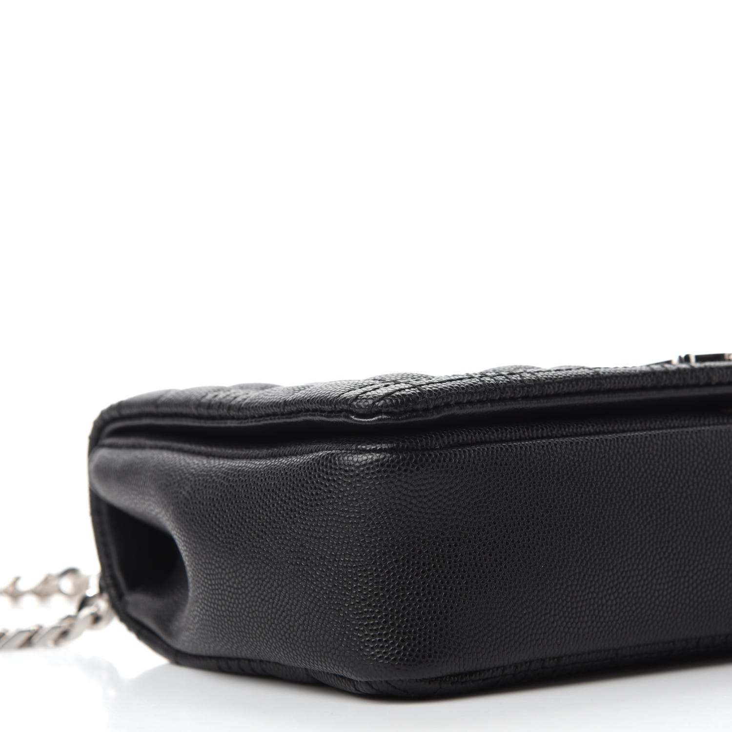 Burberry Grainy Calfskin Quilted Lola Bag Black 6 of 10