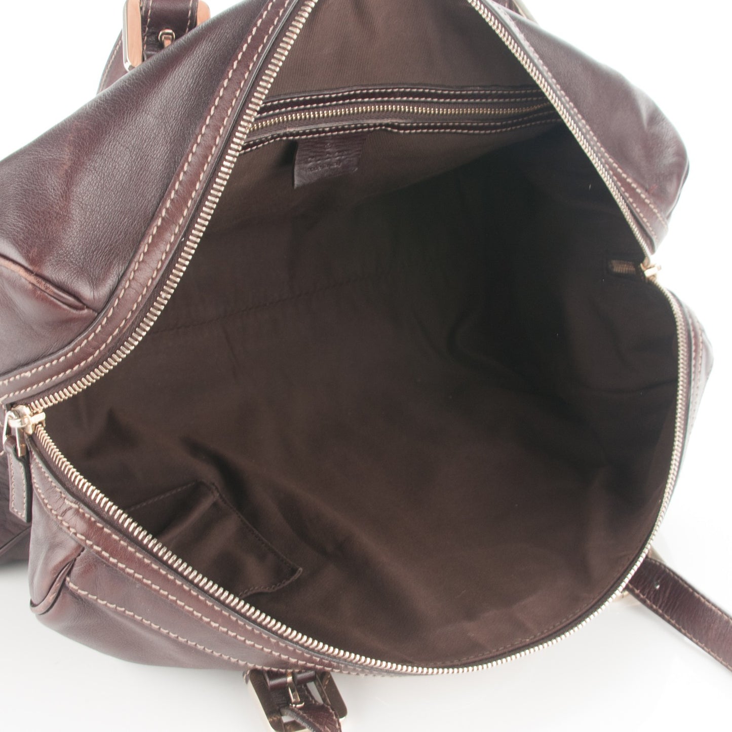 Calfskin Medium Britt Boston Dark Brown
