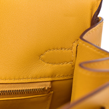 Hermes Swift Birkin 25 Jaune Ambre 15 of 25