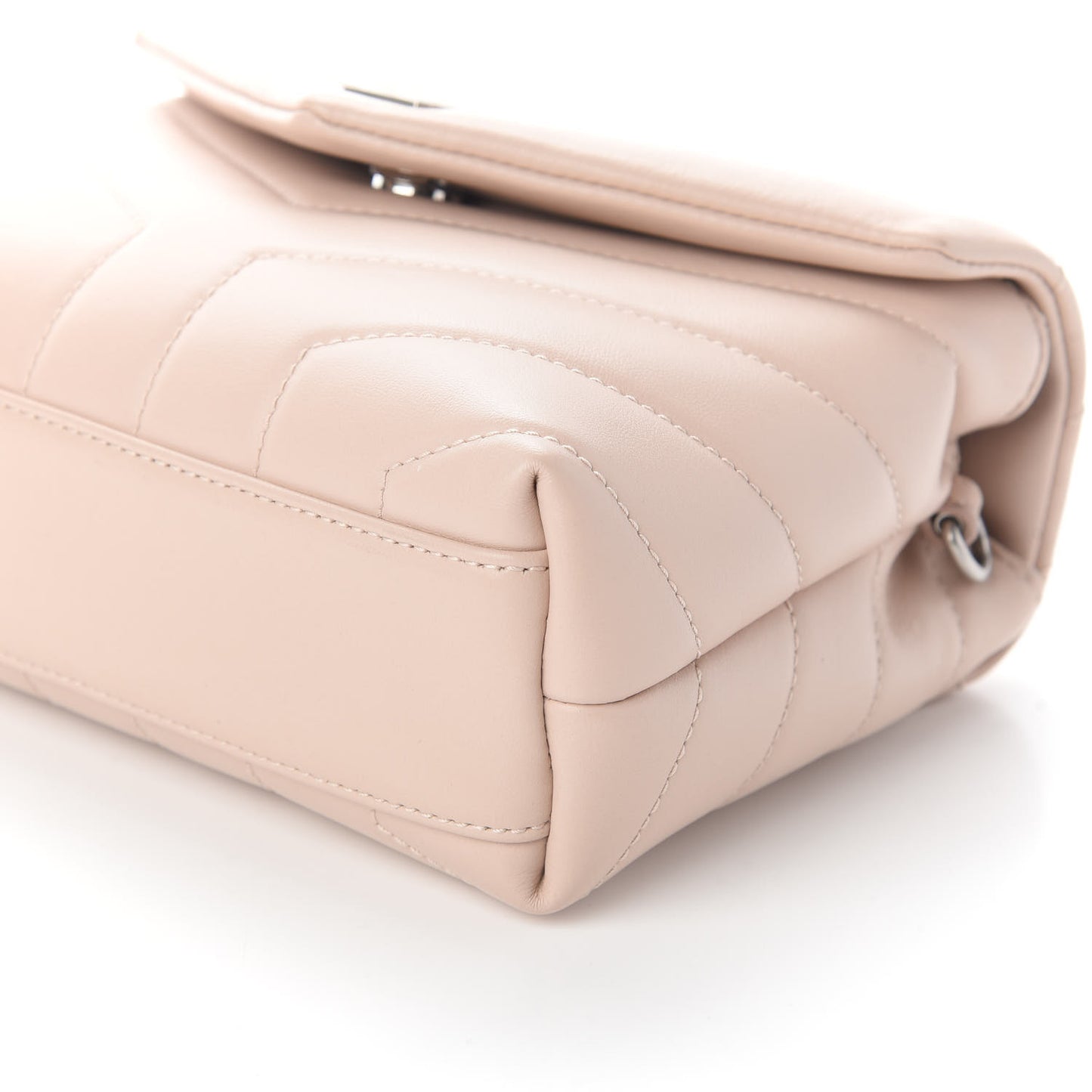 Calfskin Y Quilted Monogram Toy Loulou Satchel Marble Pink