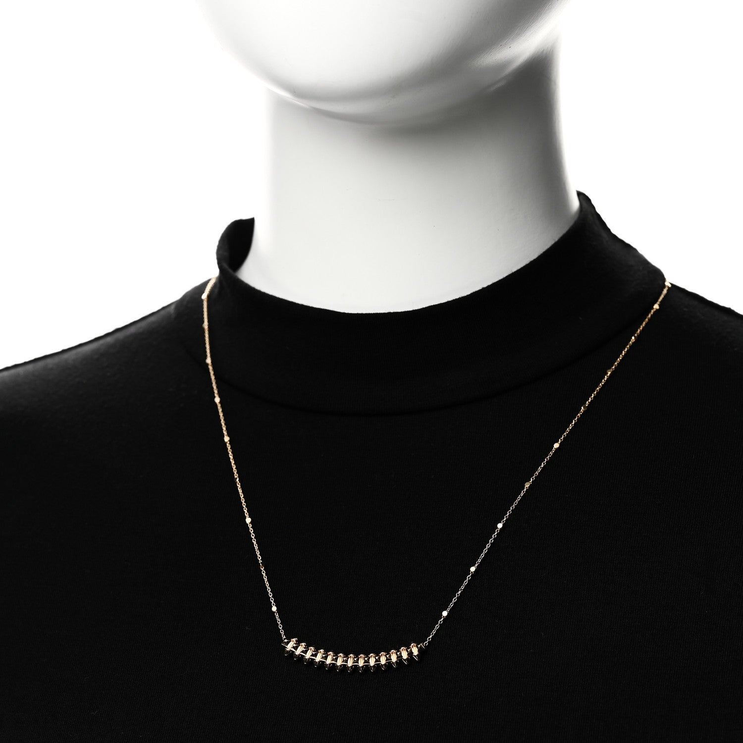 Cartier 18K Pink Gold Small Clash de Cartier Necklace 2 of 7