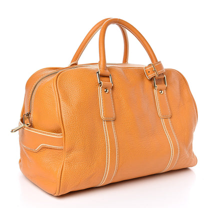Louis Vuitton Tobago Calfskin Carryall Yellow 3 of 11