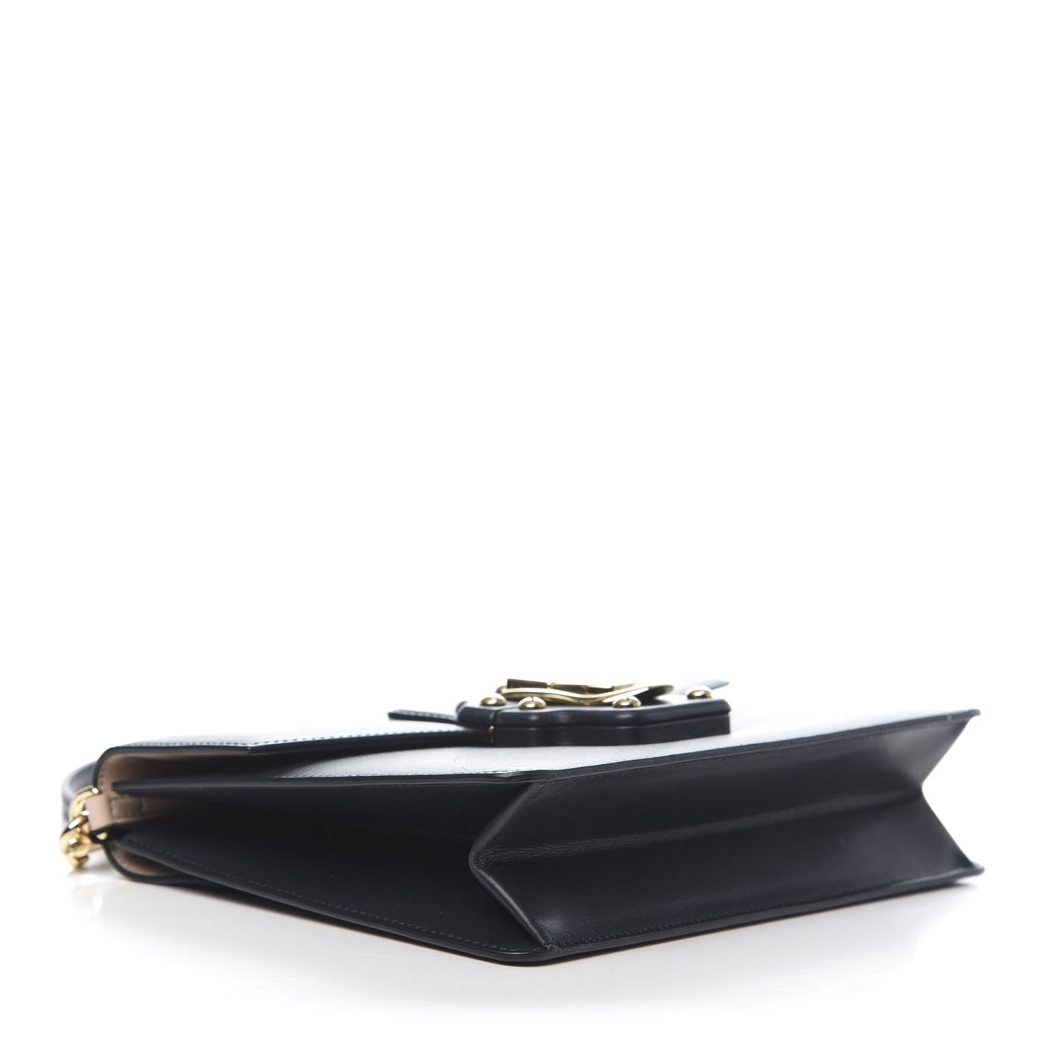 Dolce & Gabbana Calfskin Lucia Satchel Dark Blue 4 of 12