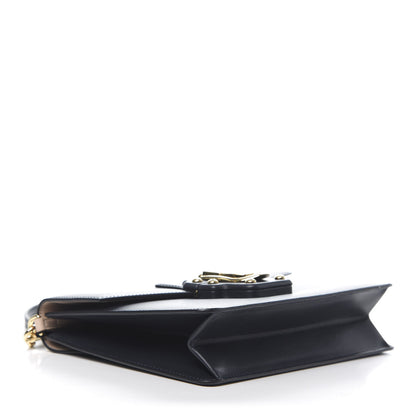 Dolce & Gabbana Calfskin Lucia Satchel Dark Blue 4 of 12