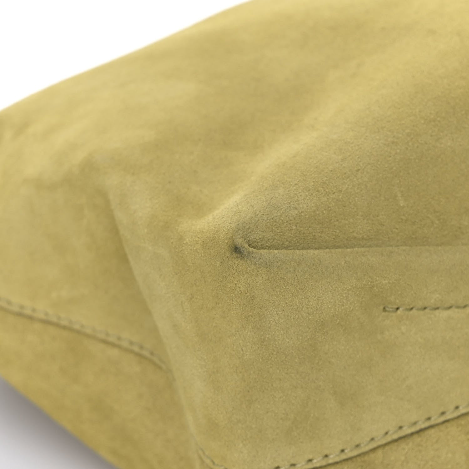 Alexander McQueen Suede Skull Four Ring Clutch Lime 13 of 15