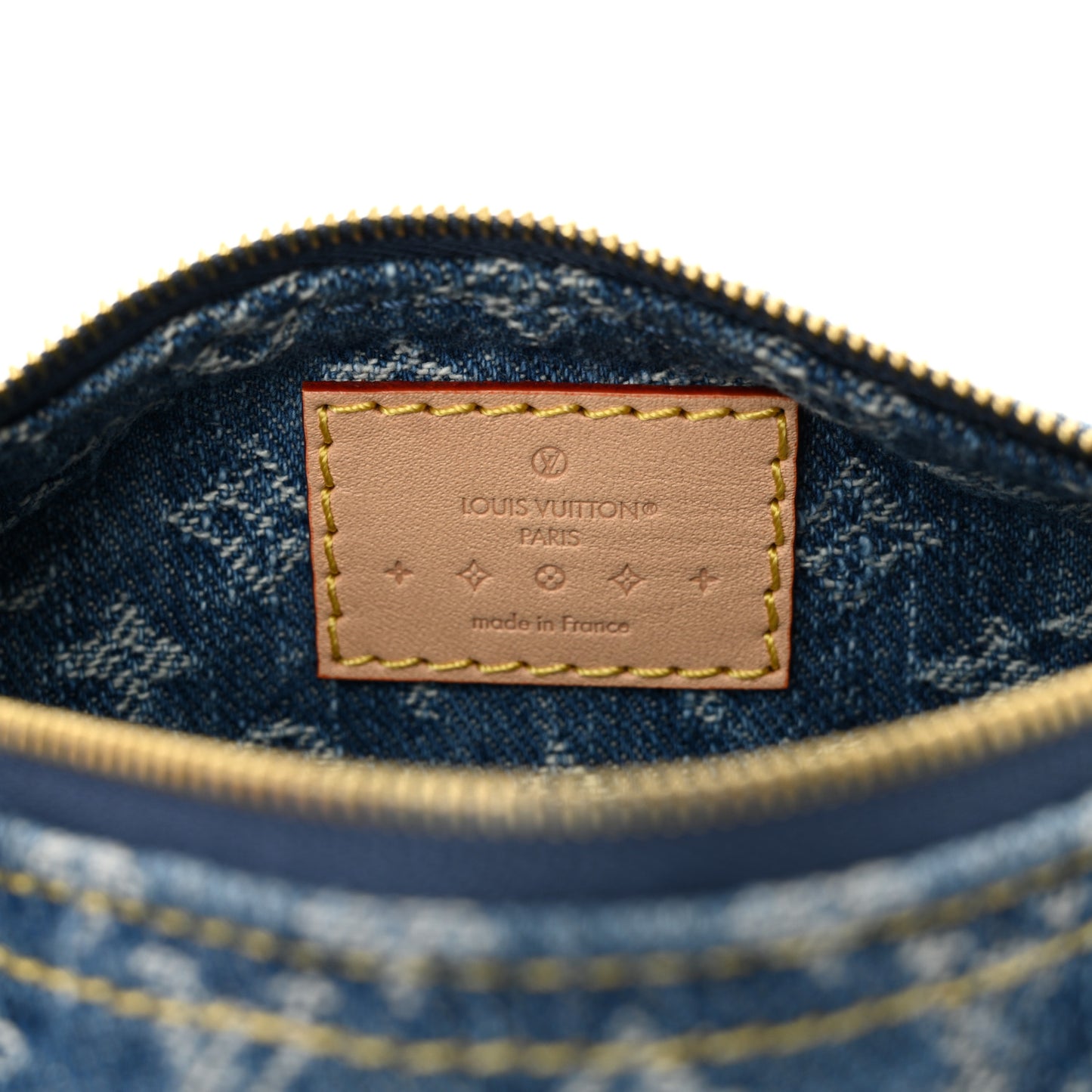 Monogram Denim Mini Papillon Denim Blue
