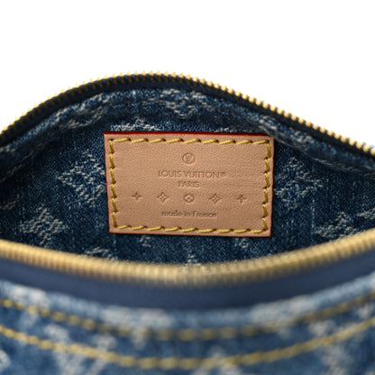Louis Vuitton Monogram Denim Mini Papillon Denim Blue 6 of 8
