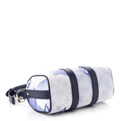 Louis Vuitton Monogram Watercolor Keepall XS Blue 4 of 10