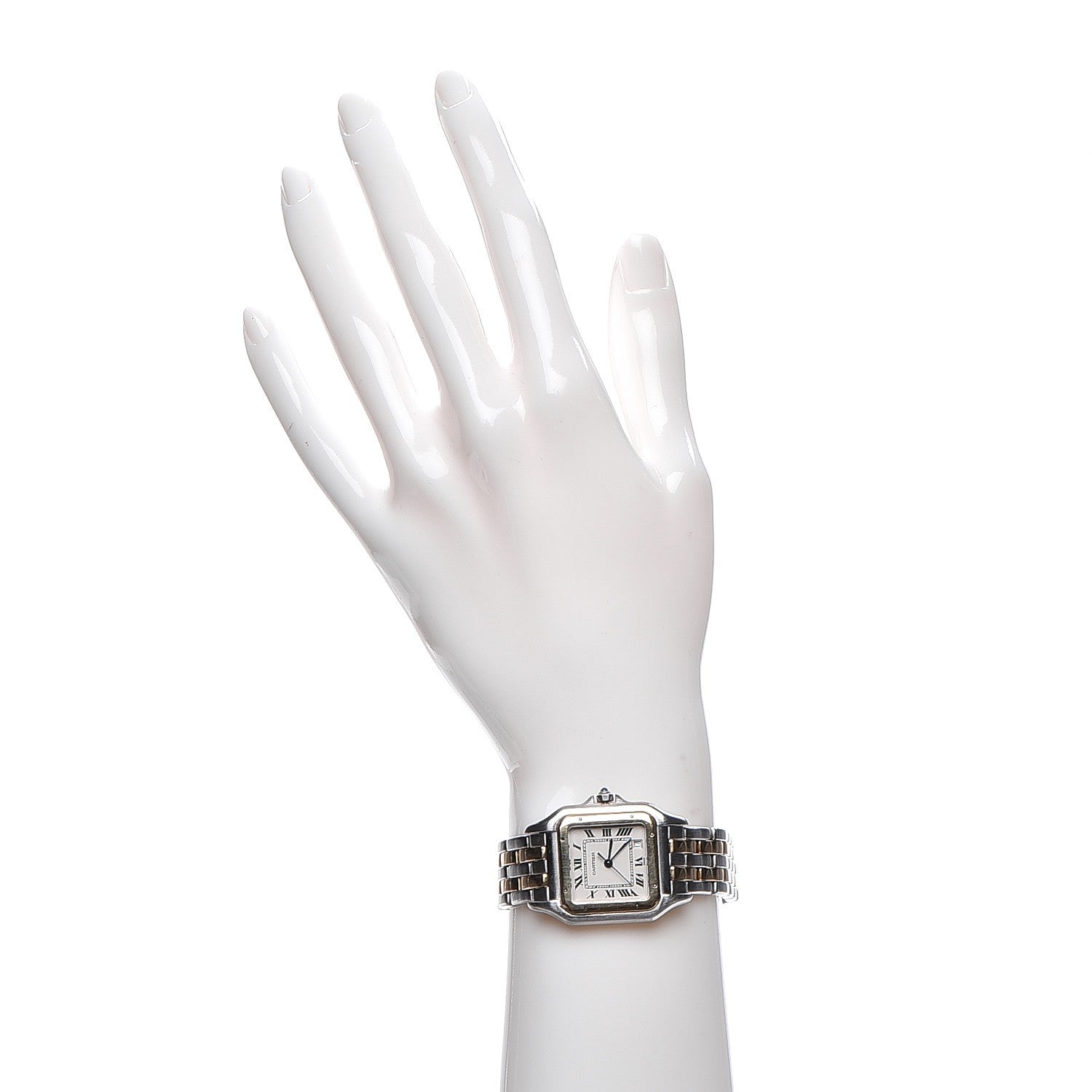 Cartier Stainless Steel 18K Yellow Gold 27mm Panthere Quartz Watch 2 of 7