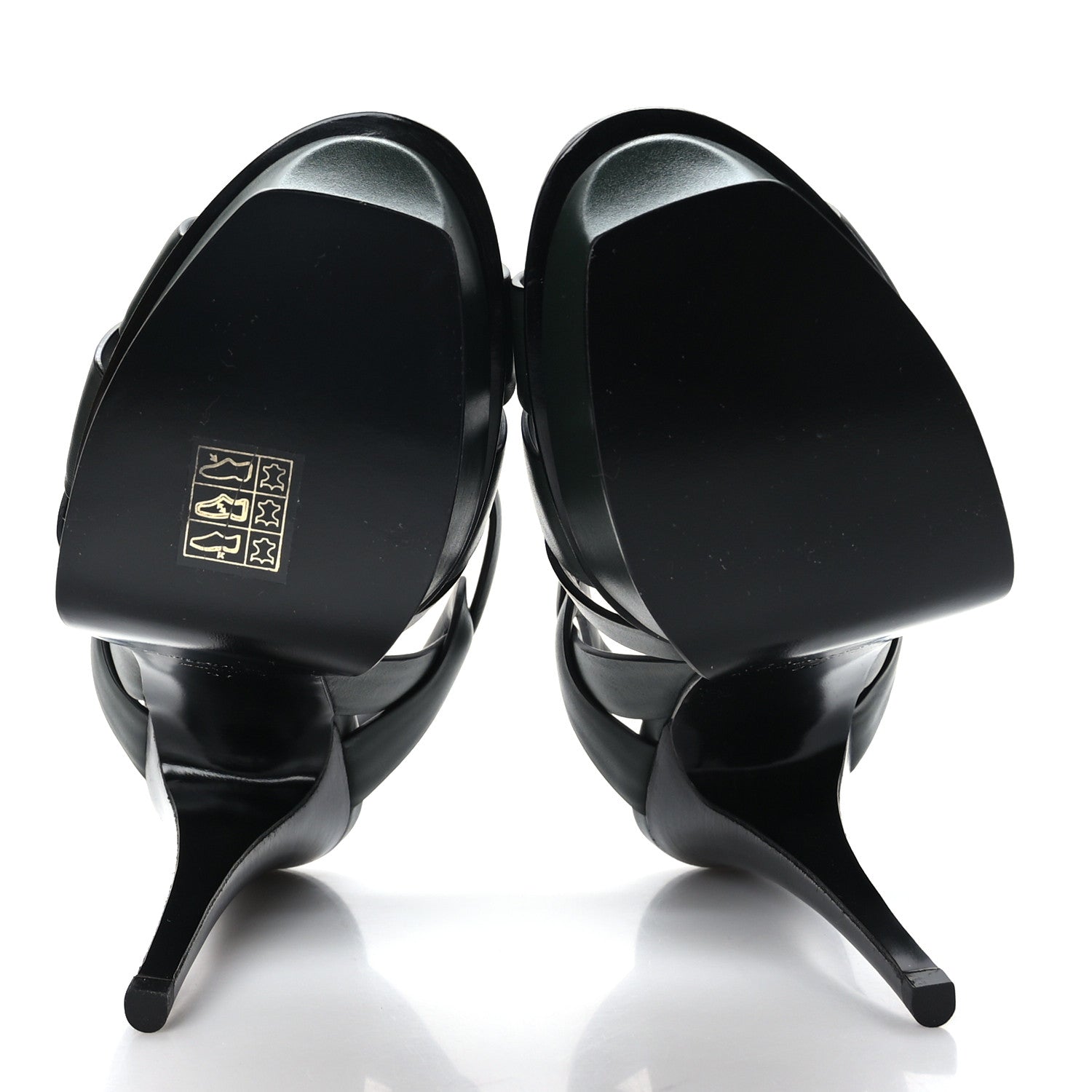 Saint Laurent Buffalo Tribute 105 Platform Sandals 37 Vert Fonce 5 of 8