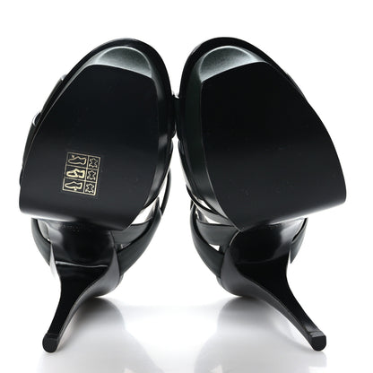 Saint Laurent Buffalo Tribute 105 Platform Sandals 37 Vert Fonce 5 of 8
