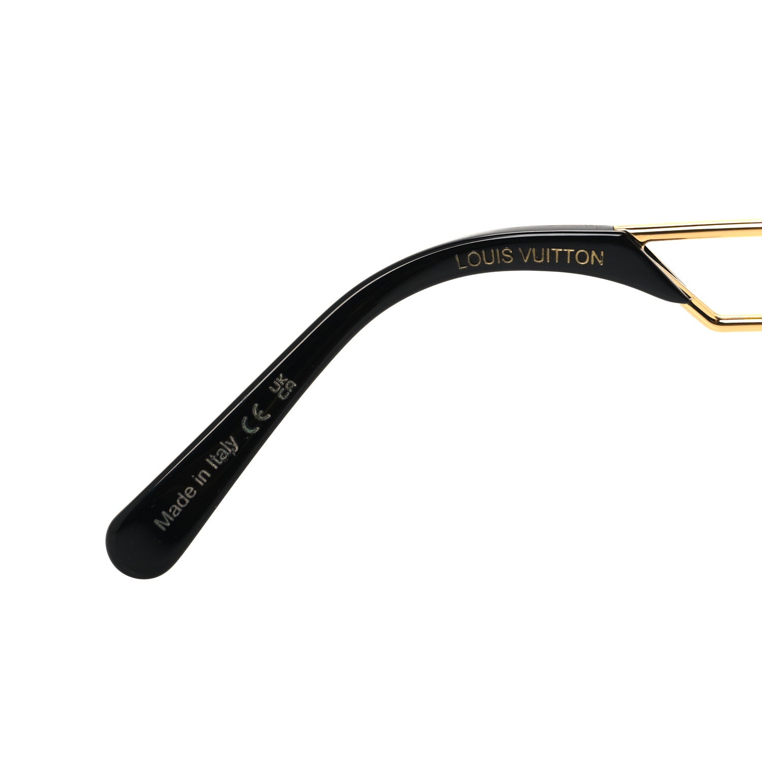 Louis Vuitton Acetate LV Link Sunglasses Z1846W Black 5 of 7