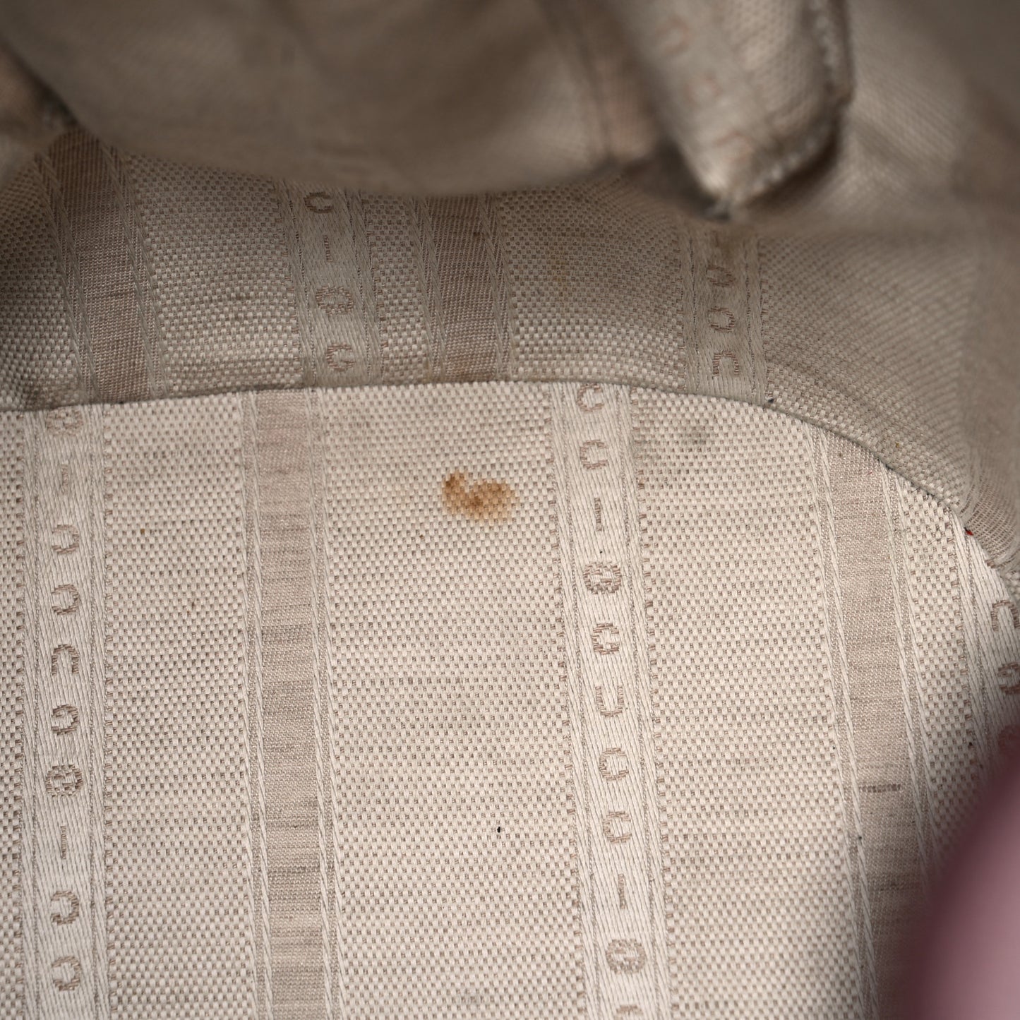 Bright Diamante GG Monogram Studded Medium Bucket Bag Red