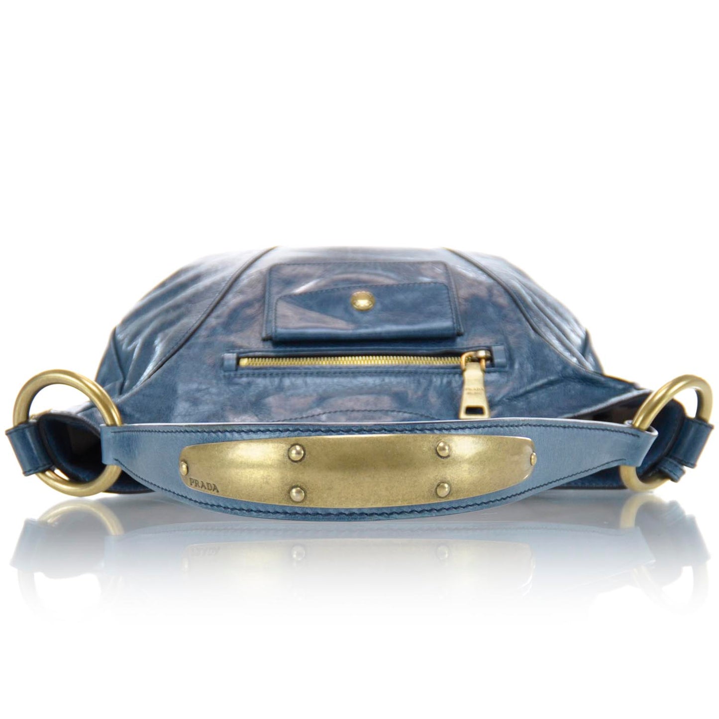 Vitello Shine Hobo Denim