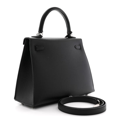 Hermes Epsom Kelly Sellier 25 Black 3 of 12