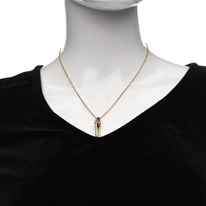 Tiffany 18K Yellow Gold HardWear Link Pendant Necklace 2 of 7