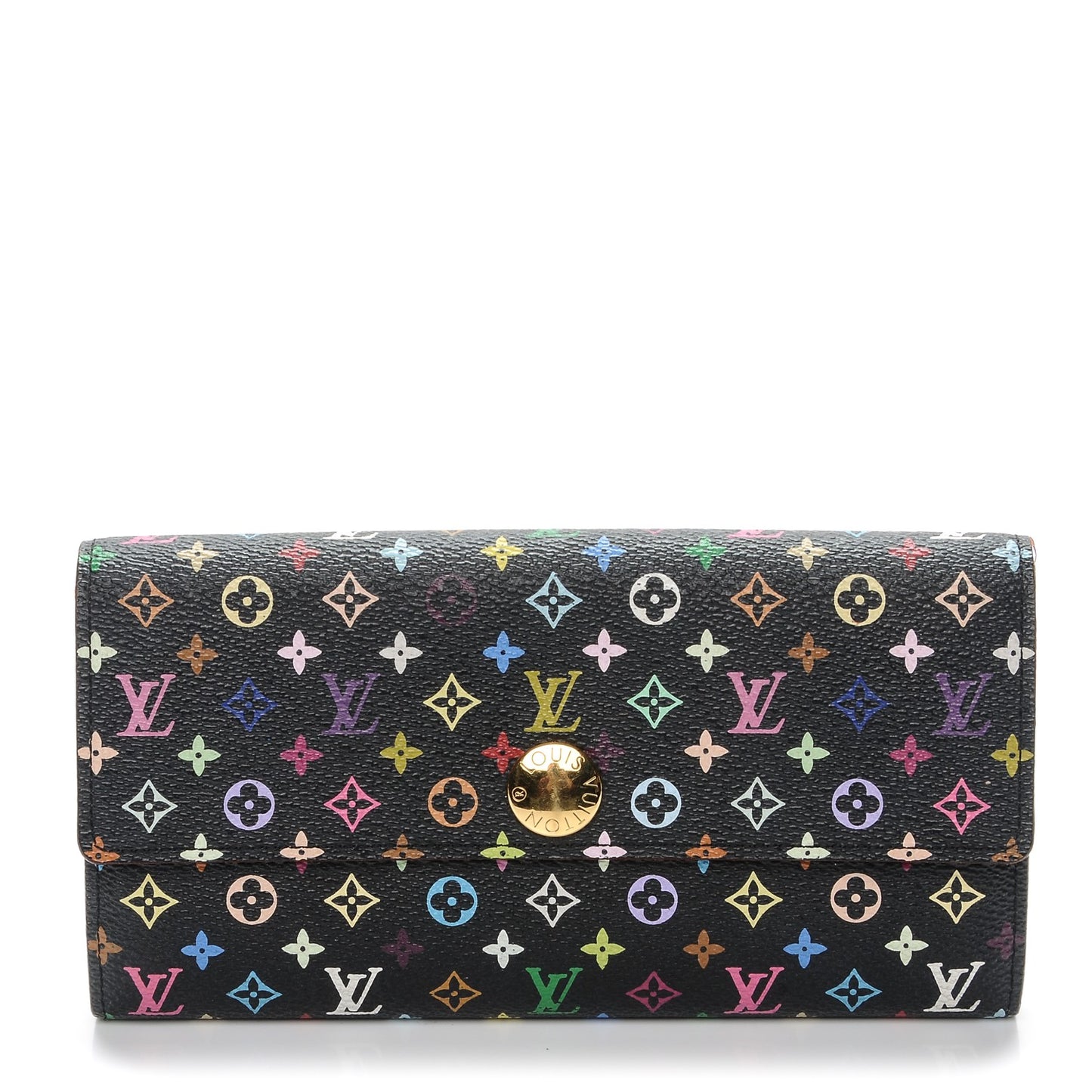 Monogram Multicolor Sarah Wallet Black Grenade