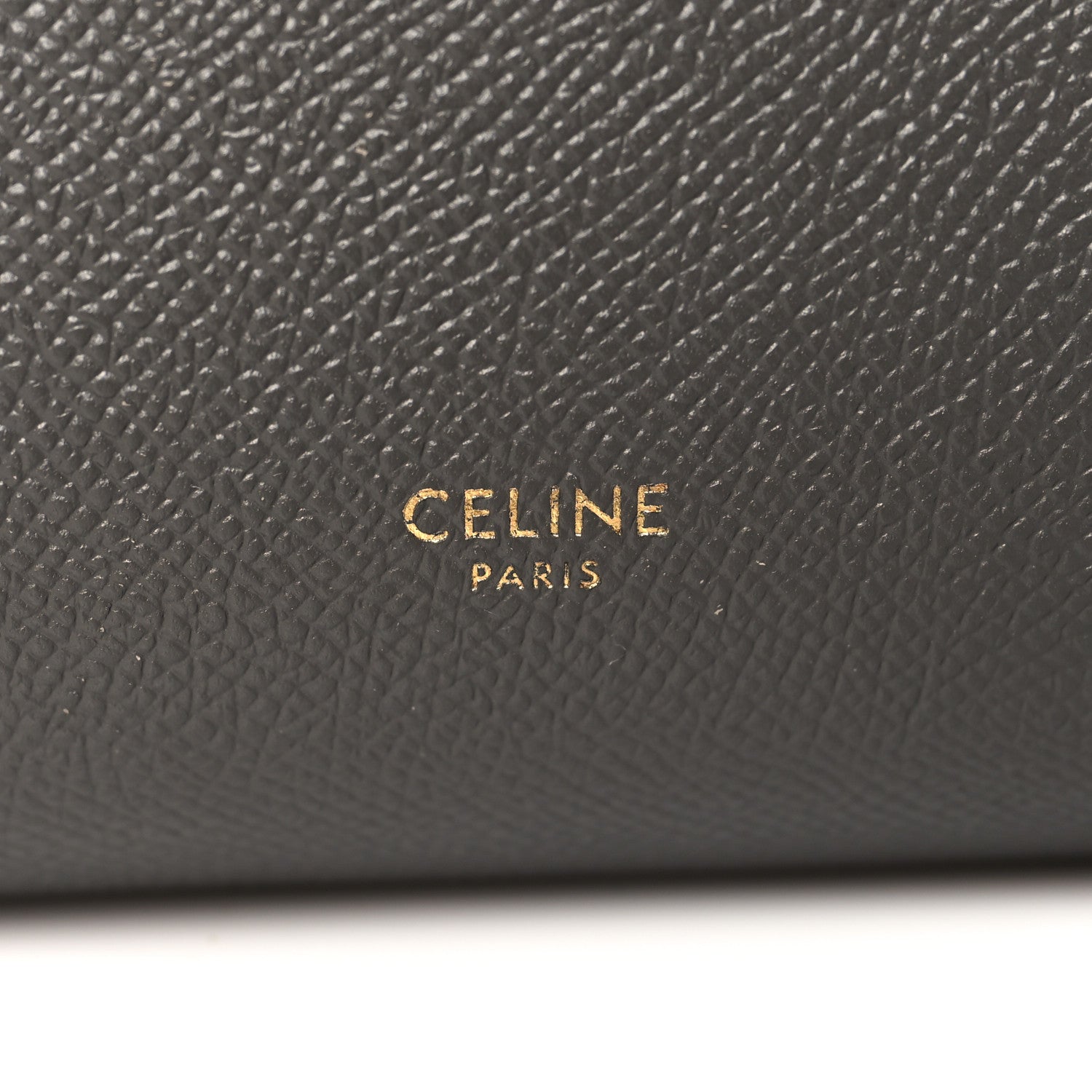 Celine Grained Calfskin Nano Belt Bag Grey 6 of 10