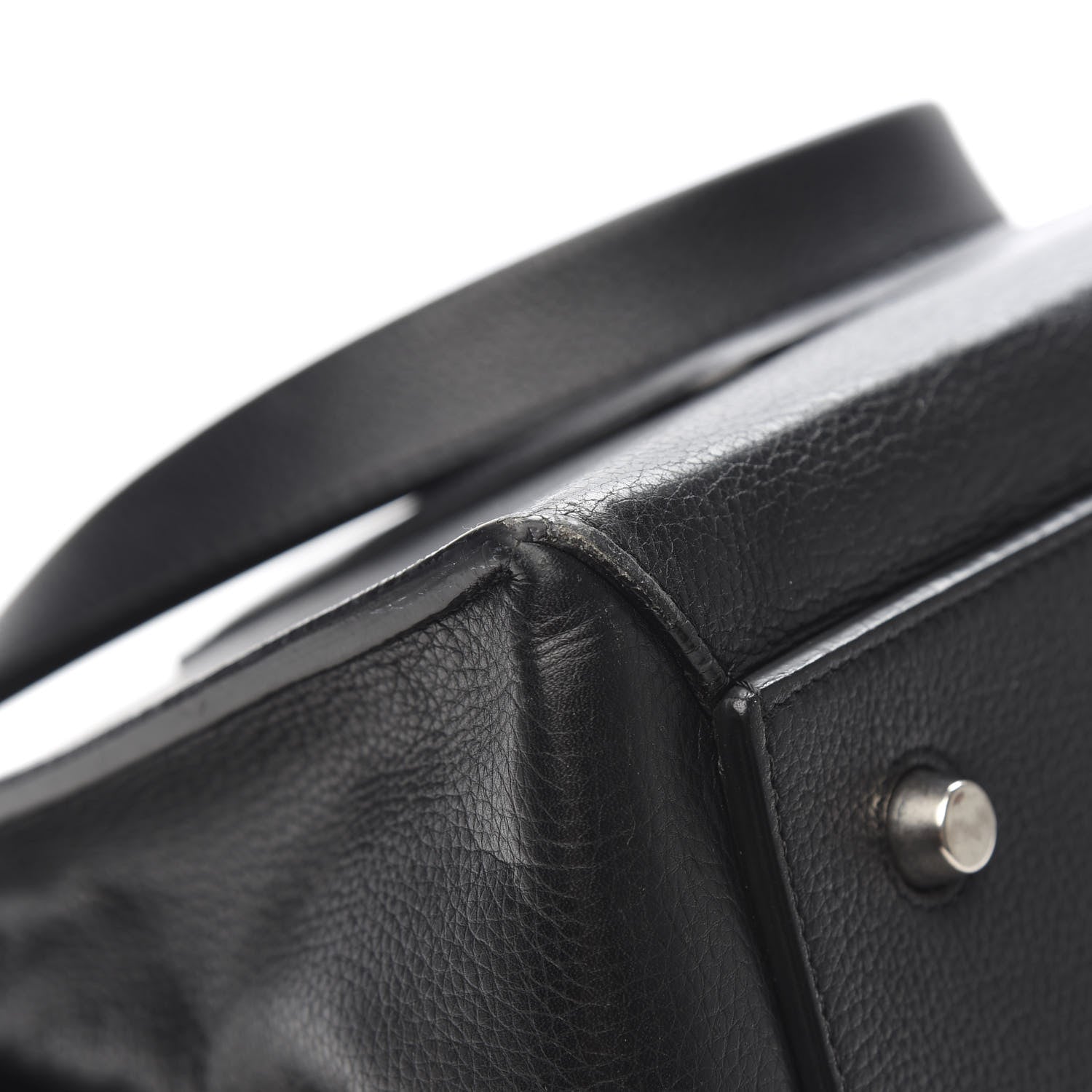 Celine Supple Calfskin Medium Edge Shoulder Bag Black 11 of 13