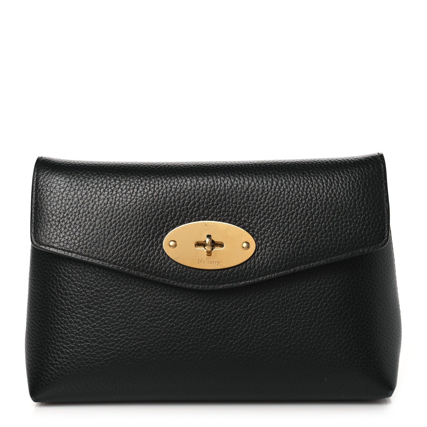 Small Classic Grain Darley Cosmetic Pouch Black
