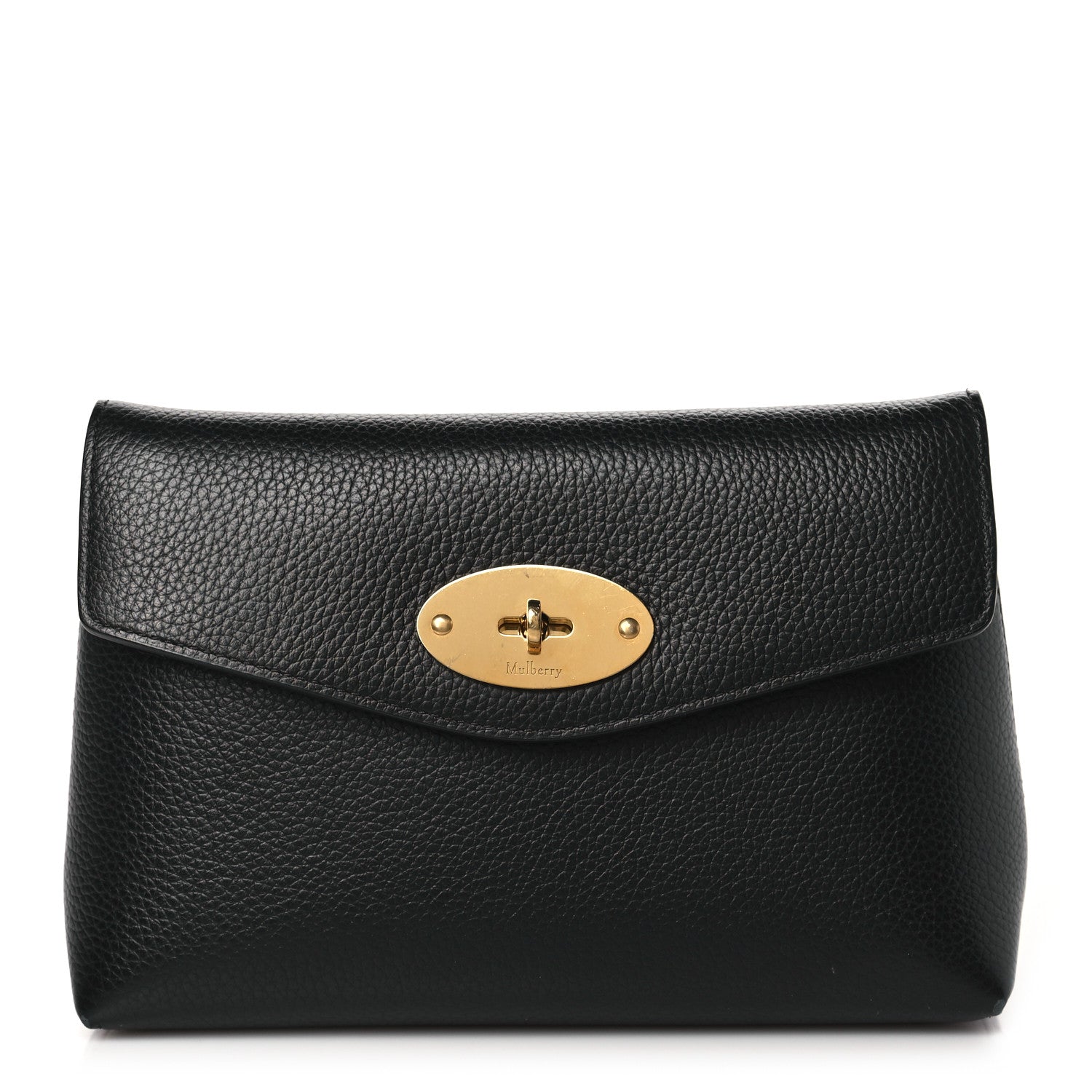 Mulberry Small Classic Grain Darley Cosmetic Pouch Black 1 of 9