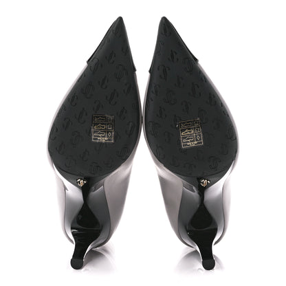 Jimmy Choo Nappa Cierra 100 Ankle Boots 37 Grey Black 5 of 8
