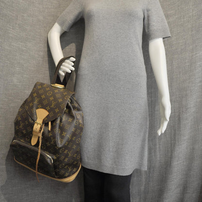 Louis Vuitton Monogram Montsouris GM Backpack 2 of 8