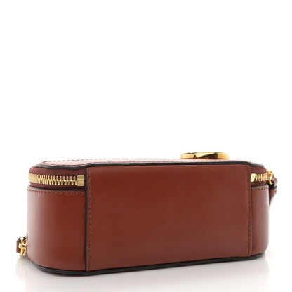 Chloe Shiny Calfskin Mini Vanity C Bag Sepia Brown 4 of 12