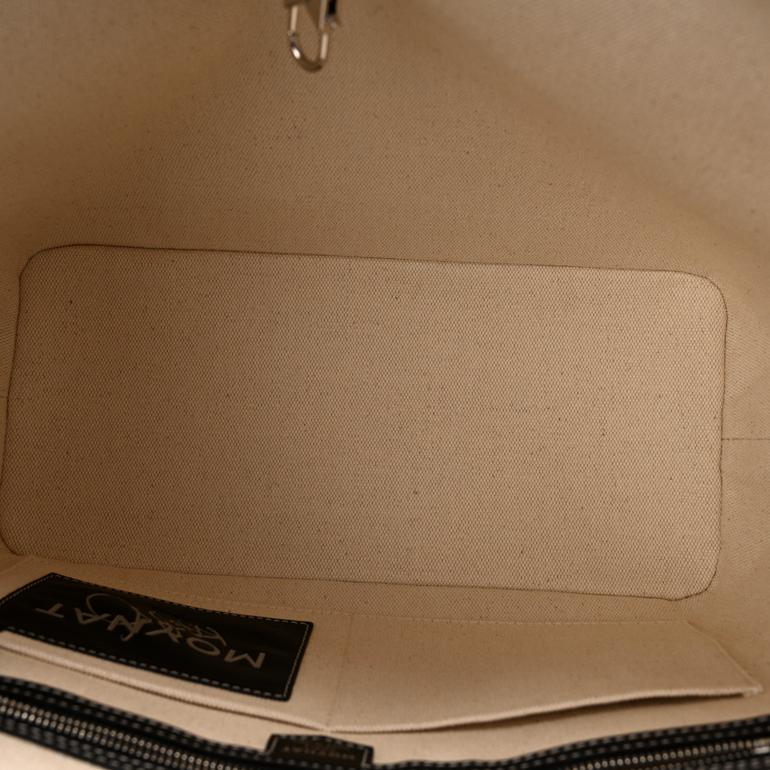 Moynat X KASING LUNG Calfskin Canvas M Labubu Tote MM Black 6 of 10