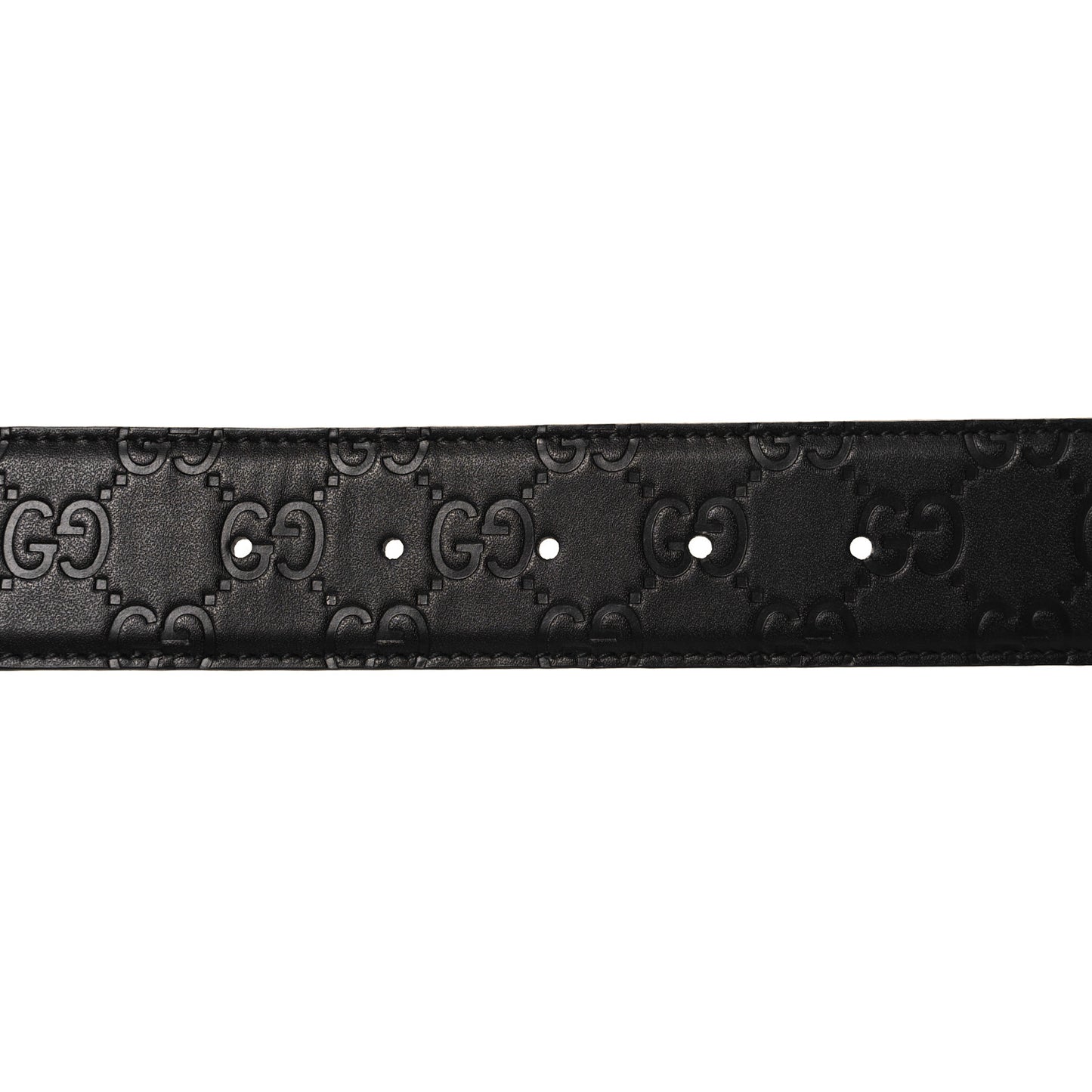 Guccissima Interlocking G 40mm Belt 100 40 Black