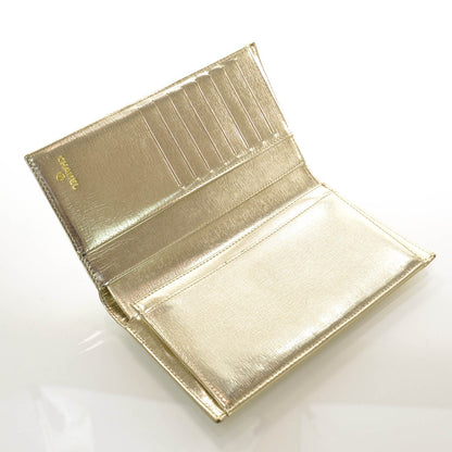 Chanel Metallic Calfskin Yen Wallet Gold 4 of 6