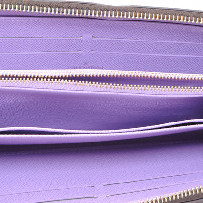 Louis Vuitton Damier Ebene Illustre Zippy Wallet Violet 6 of 8