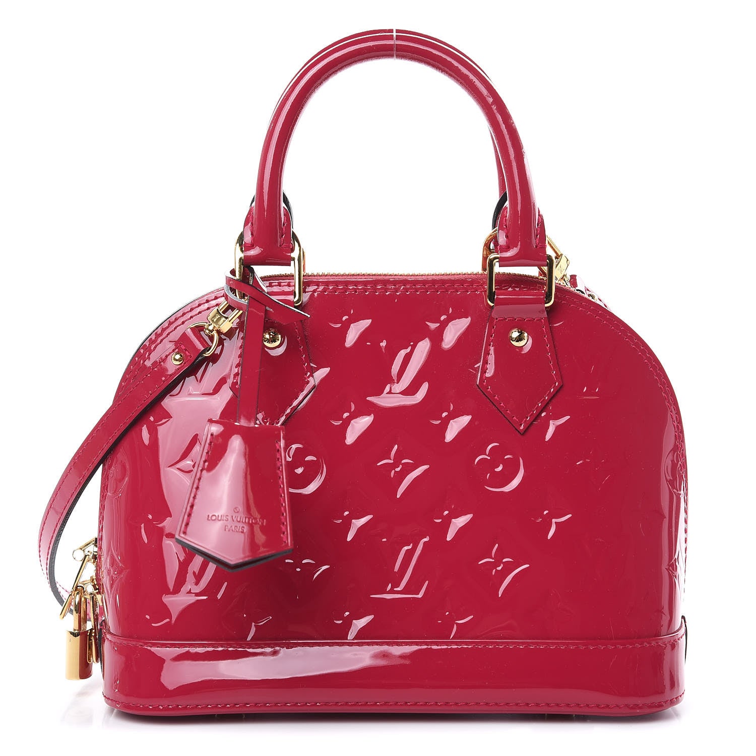 Louis Vuitton Vernis Alma BB Rose Indien 1 of 8