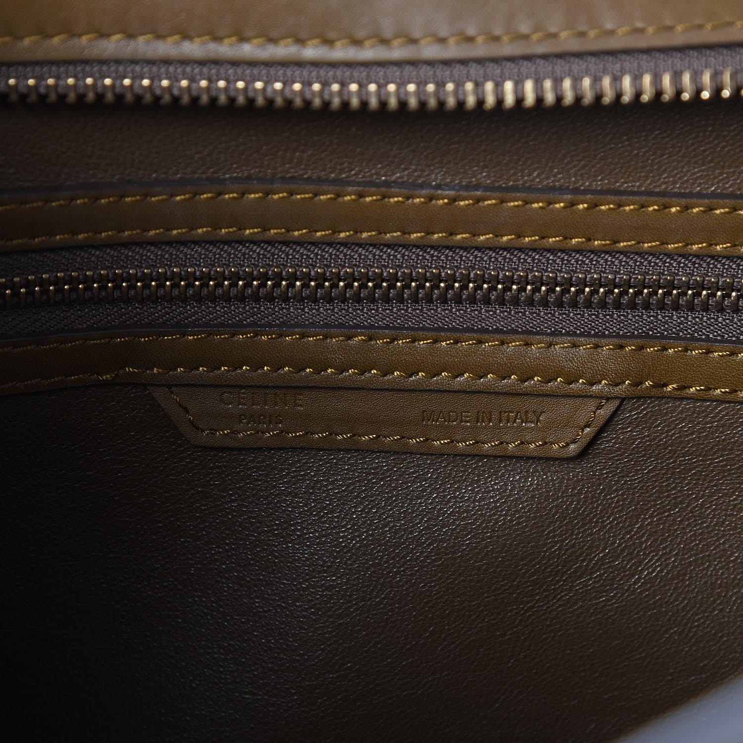 Celine Smooth Calfskin Mini Tri-Color Luggage Rust 6 of 8