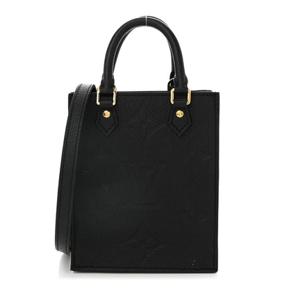 Louis Vuitton Empreinte Monogram Giant Petit Sac Plat Black 1 of 9