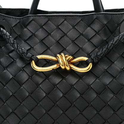 Bottega Veneta Nappa Intrecciato Small Andiamo Shoulder Bag Black 8 of 10
