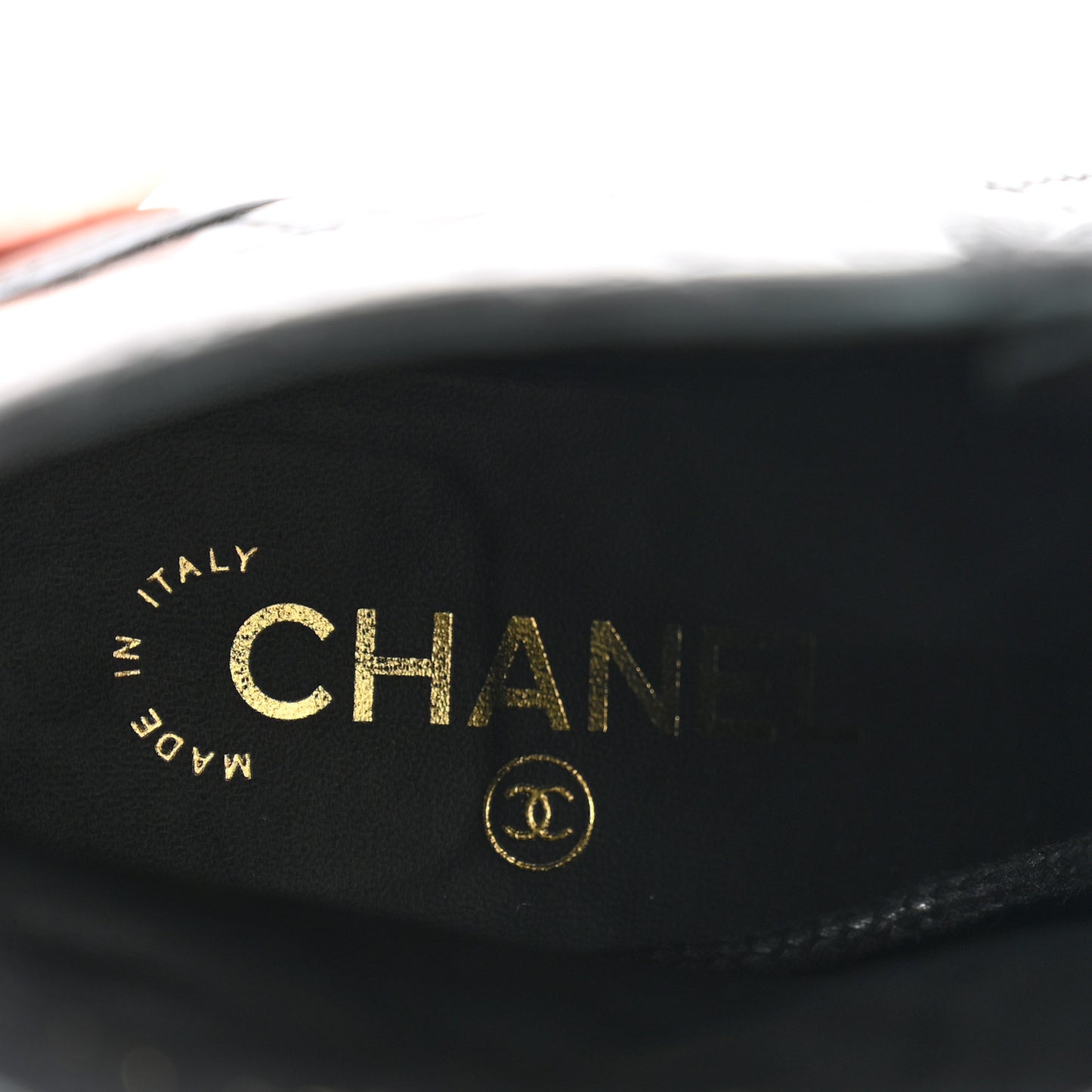 Shiny Calfskin Quilted Lace Up Combat Boots 36 Black