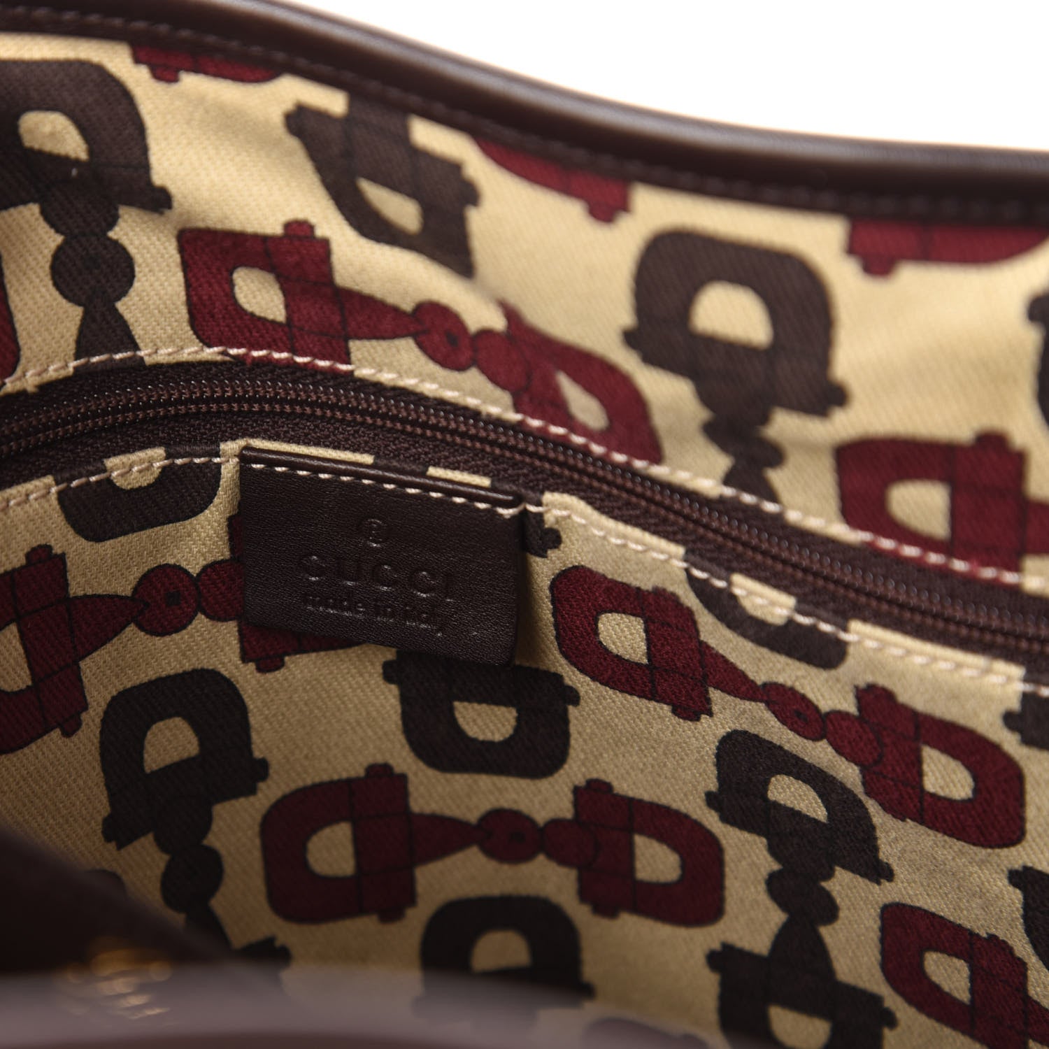 Gucci Guccissima Medium Abbey Shoulder Bag Chocolate 8 of 10