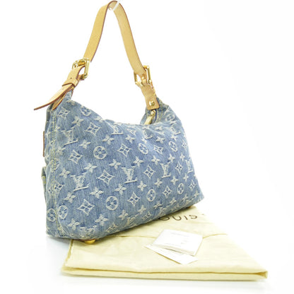 Louis Vuitton Monogram Denim Baggy PM Blue 3 of 8