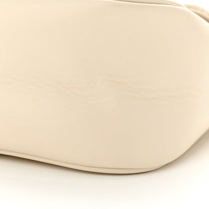 Gucci Calfskin Matelasse Monochrome Mini GG Marmont Crossbody Shoulder Bag White 11 of 14