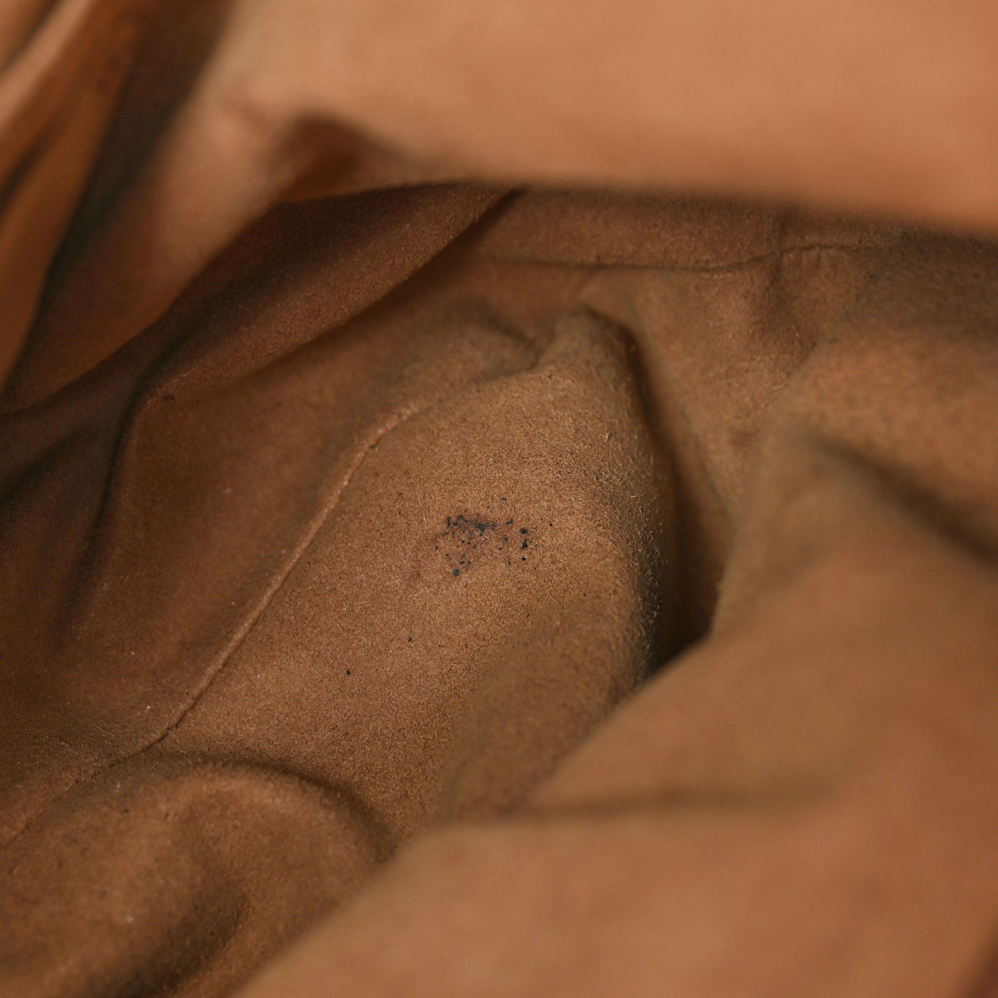 GG Supreme Monogram Large Linea A Hobo Light Brown