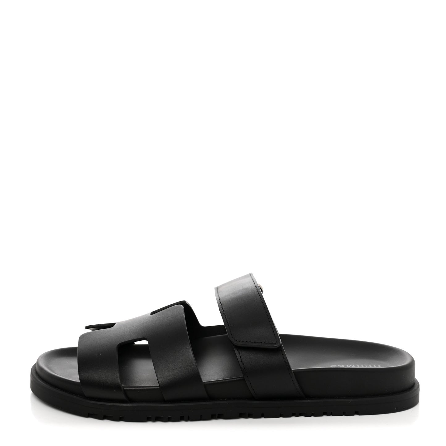Calfskin Womens Chypre Sandals 40.5 Black