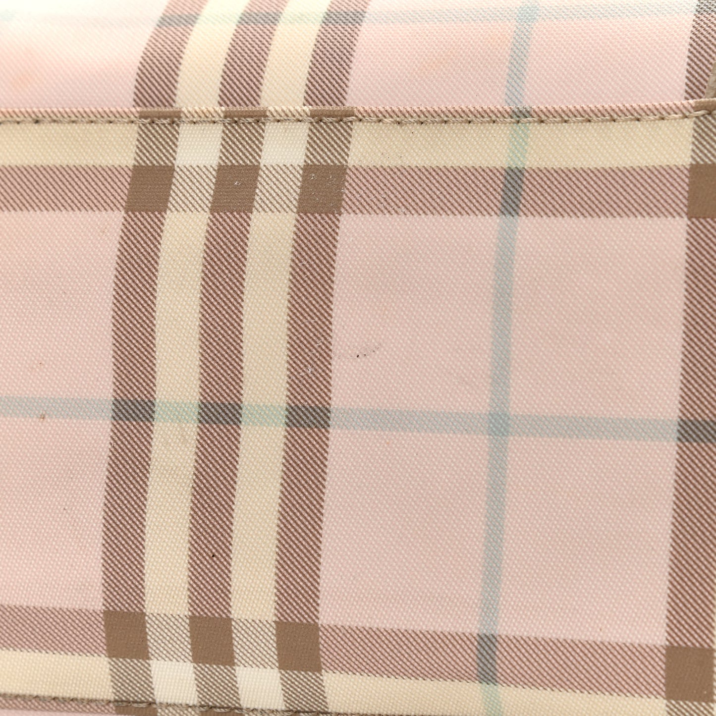 House Check Diaper Bag Pink