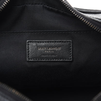 Saint Laurent Lambskin Monogram Small Lou Camera Bag Black 6 of 12