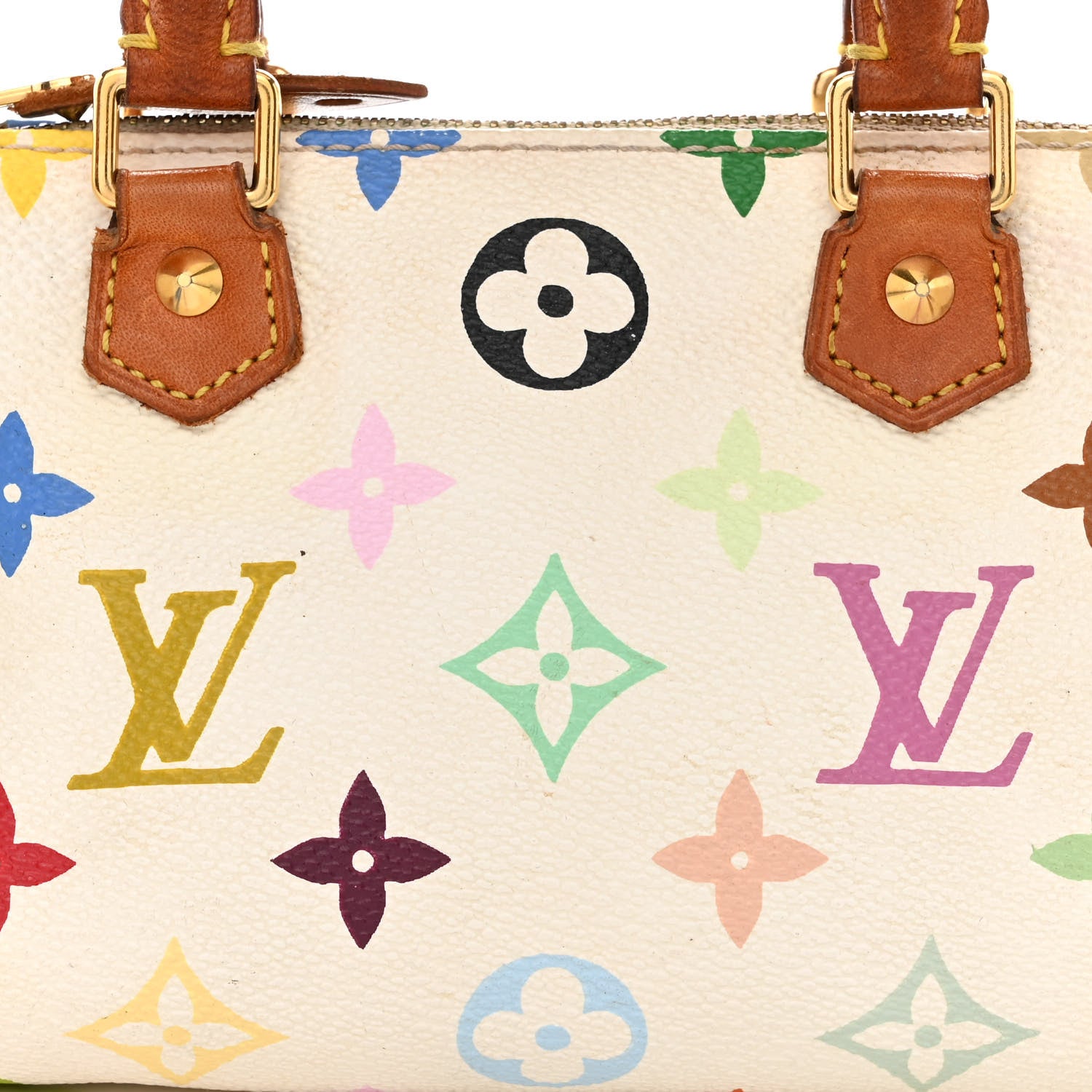 Louis Vuitton Monogram Multicolor Mini Sac HL Speedy White 7 of 12