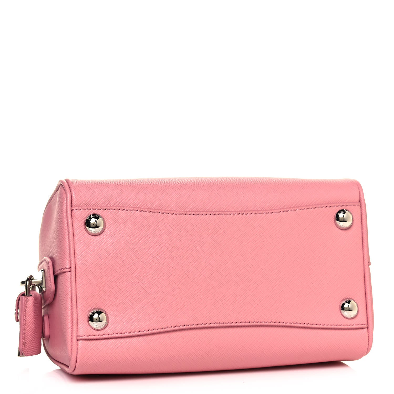 Prada Saffiano Lux Top Handle Crossbody Bag Petalo 4 of 11