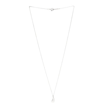 Tiffany Sterling Silver 12mm Elsa Peretti Tear Drop Pendant Necklace 3 of 5